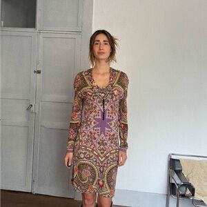 Etro floral collectors dress, size 46